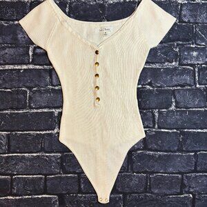 Ribbed Short sleeve bodysuit